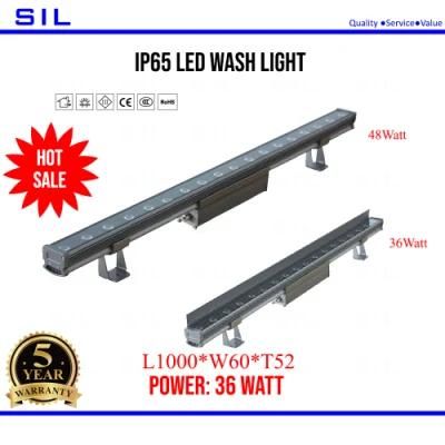 LED Waterproof Light 36W DMX RGBW for Building Exterior Wall Decoration LED Wall Wash Light