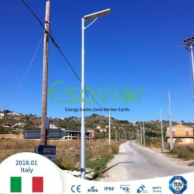 60W High Quality Environment Friendly All in One Solar Garden Lights Solar Street Lighting