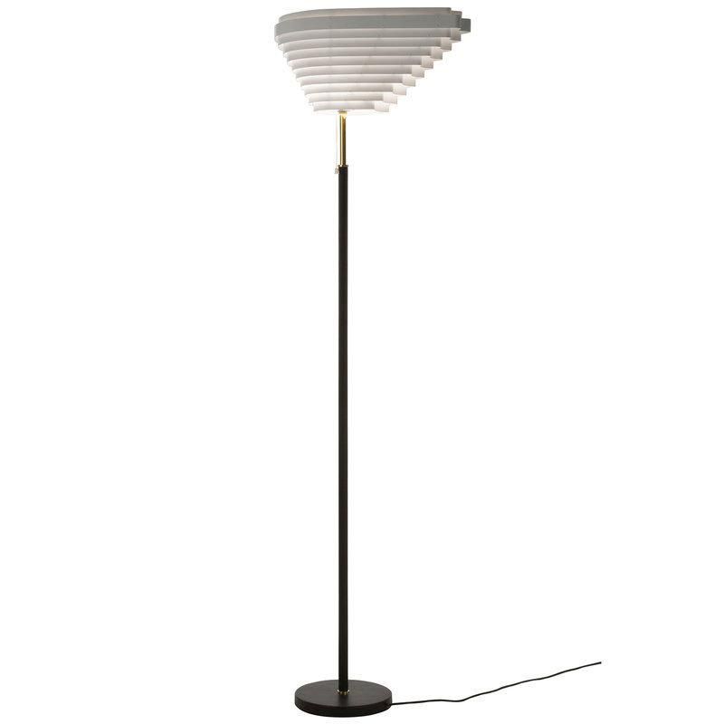2022 Bedside White Marble Base Classic Standing Vintage Trapezoid Floor Lamp