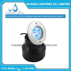 Recessed Waterproof Underwater LED Pool Light Bulb with 316ss