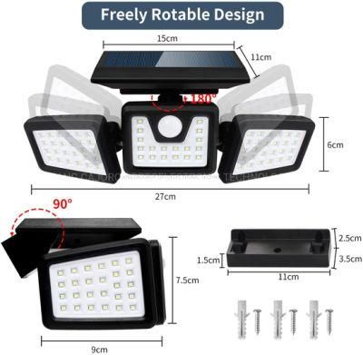 China Commercial Solar LED Flood Lights Outdoor 10W-100W for Garage