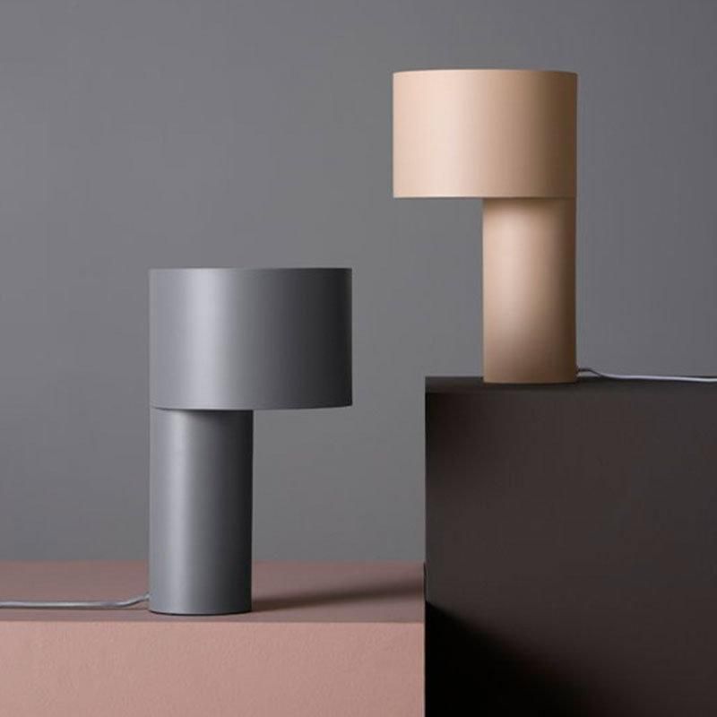 2022 Modern Decoration Cloth Lampshade Minimalist Stone Table Lamp
