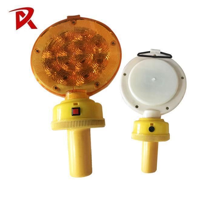 Amber Red Lamp Obstruction Traffic Solar LED Warning Light / Solar Flashing Light