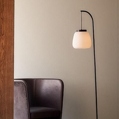 Misko F Dropshiping Decorative Portable Bed Side Reading Wood Base Matte Black Floor Lamp