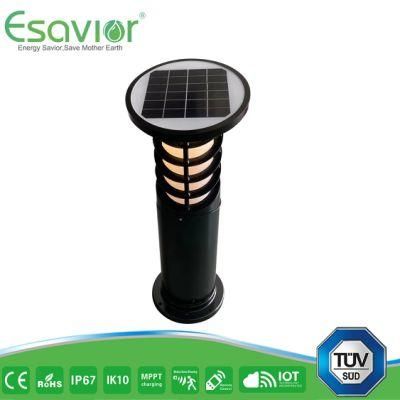 Esavior High Brightness Solar Bollard/Yard/Garden/Street/Parking Lights