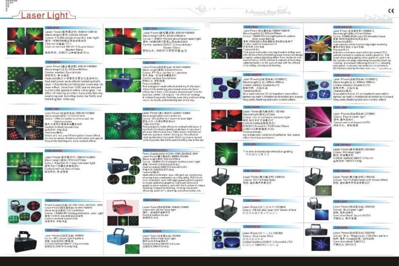 New Arrival 100MW Green Moving Head Laser Light
