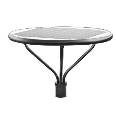 50W Solar Post Top for Top B3 of Fence Posts for Parks Solar Powered Post Top Lights