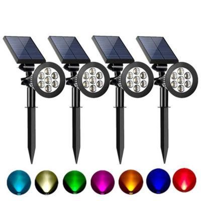 High Bright 4 LED Solar Powered Light Lamp for Outdoor Landscape Garden Driveway Pathway Yard Lawn Decorative Light