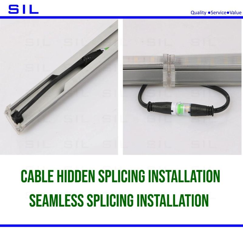 LED Linear Lighting Outdoor LED Wall Washer Light 12W SMD3030 Landscape Lighting LED Strip Light