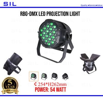 54X3w 4 in 1 Waterproof Outdoor RGBW LED DMX512 RGB Stage Disco DJ Light