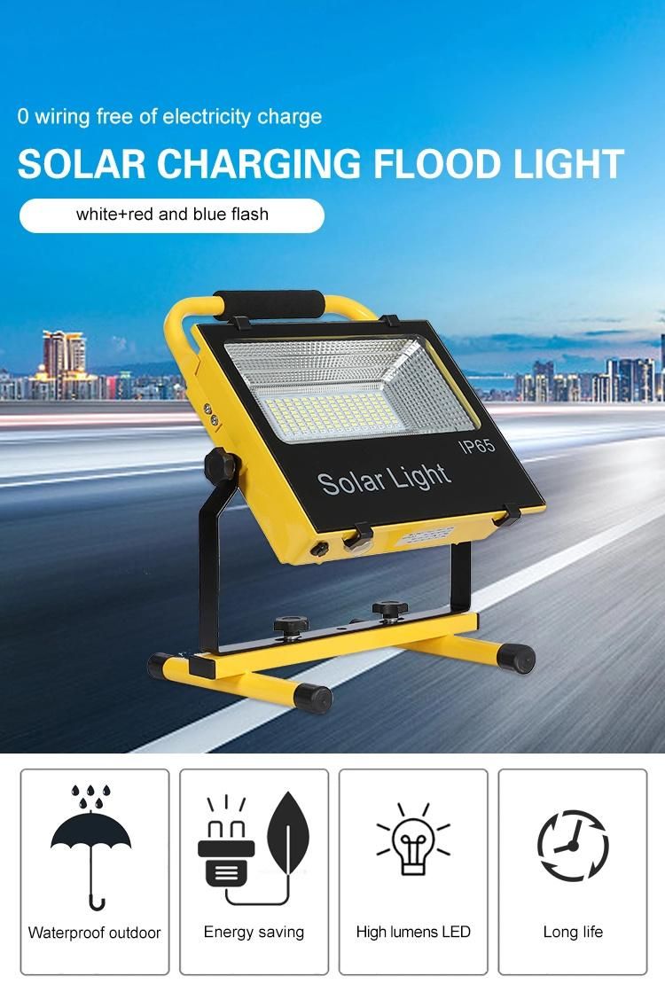 Camping Waterproof IP65 Outdoor 50W/100W Integrated All in One Solar LED Floodlight