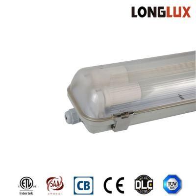 UL Listed 4FT LED IP65 Tunnel Industrial Waterproof Lighting Fixture