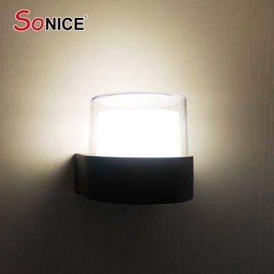 Household Hotel Corridor Garden Waterproof Die Casting Aluminium White Wall Cylinder LED Lamp Light