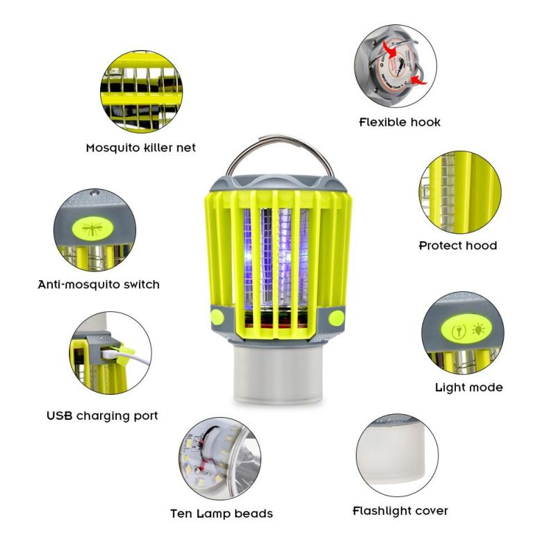 High Quality Camping LED Mosquito Killer Insect Trap Lamp