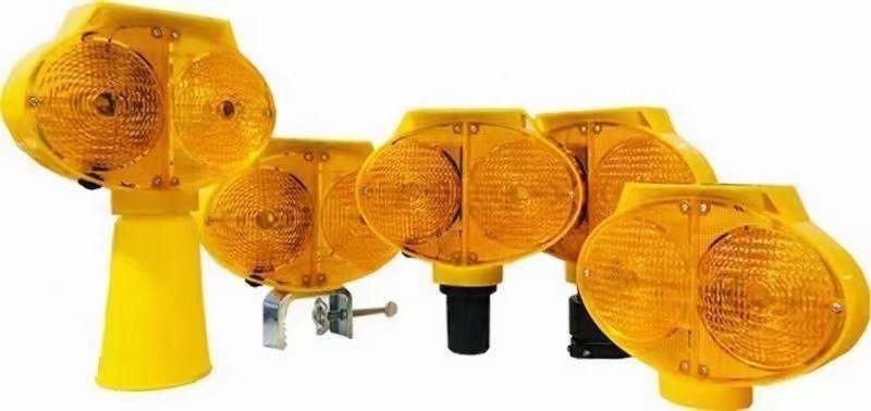 202*63*192 Emergencylight Flashing Caution Blinker Cone Lights Solar Barricade LED