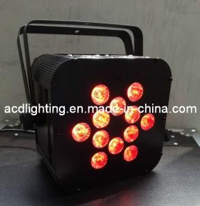 15W Rechargeable Battery LED PAR Light/Wireless DMX LED PAR, Battery Wireless LED Light