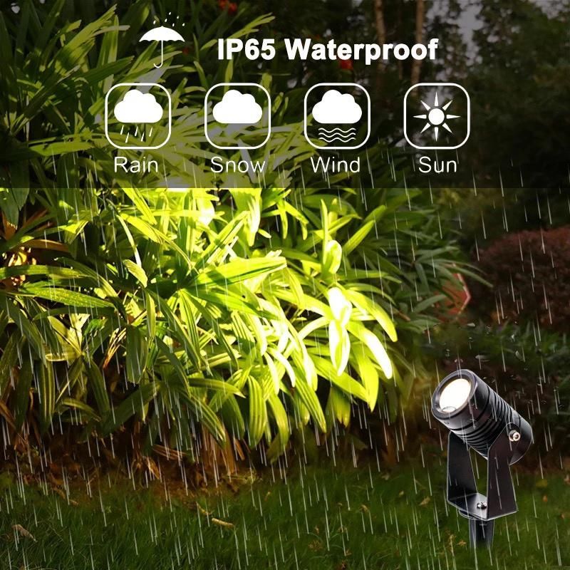 Hairolux IP65 IP66 Landscape Ground Spot COB 3W 5W 7W Waterproof Outdoor Spike LED Garden Lights