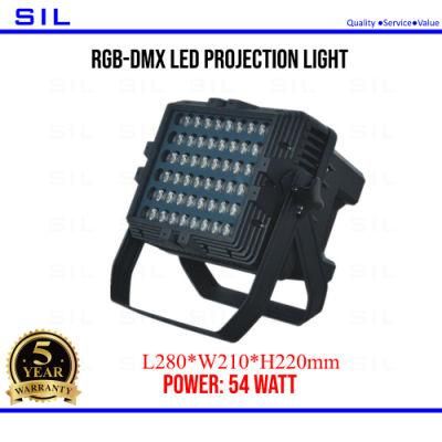 Outdoor Stage Light 54X3w 4 in 1 RGBW LED PAR DMX Stage Lighting LED Wall Washer DMX LED Stage Light