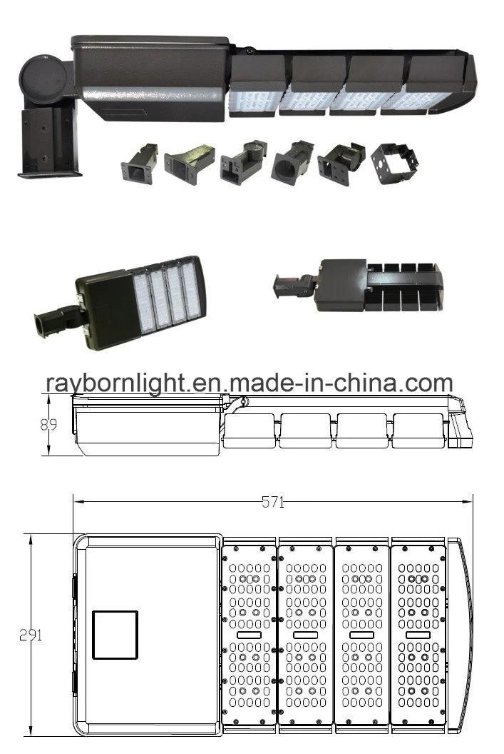 High Lumens Waterproof IP66 Motion Sensor 200W LED Street Lamp for Outdoor Parking Lot Highway Light