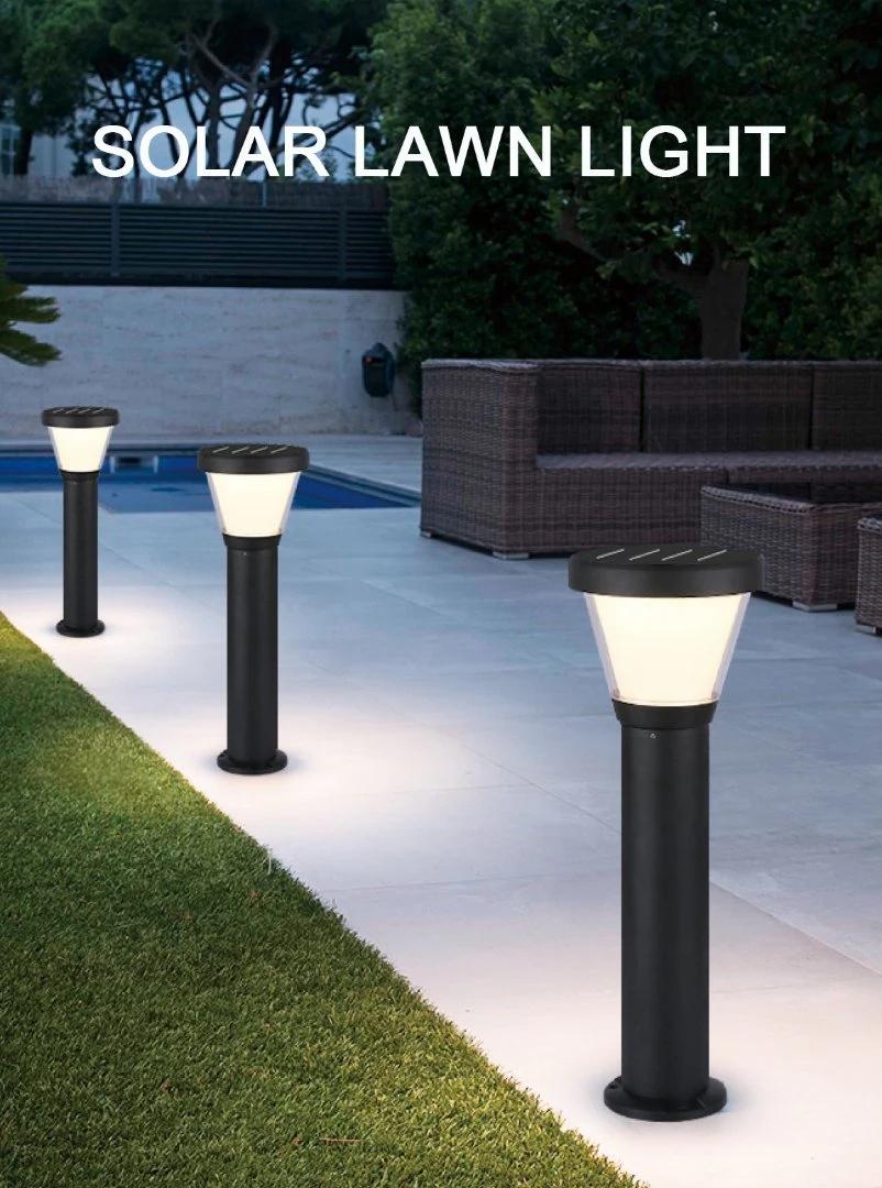 2022 Smart Warm White Decorative Pathway All in One Park Solar Lamps Outdoor LED Garden Light