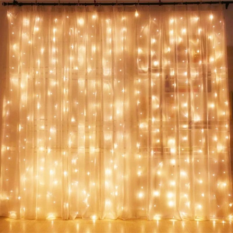 Outdoor Fairy String Lights with Remote for Patio Garden Home Christmas Party, Warm White