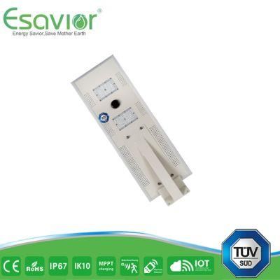 Esavior LiFePO4 Lithium 12.8V/18ah Batteries 30W LED Solar Street Lights Solar Lights