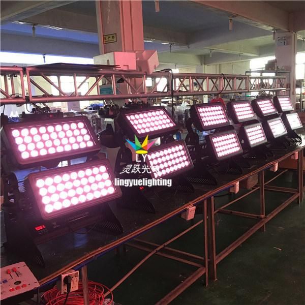 Outdoor Flood Light 72X10W RGBW City Color DMX LED Wall Washer