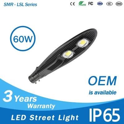 Factory Price IP65 Outdoor COB 60W LED Street Light