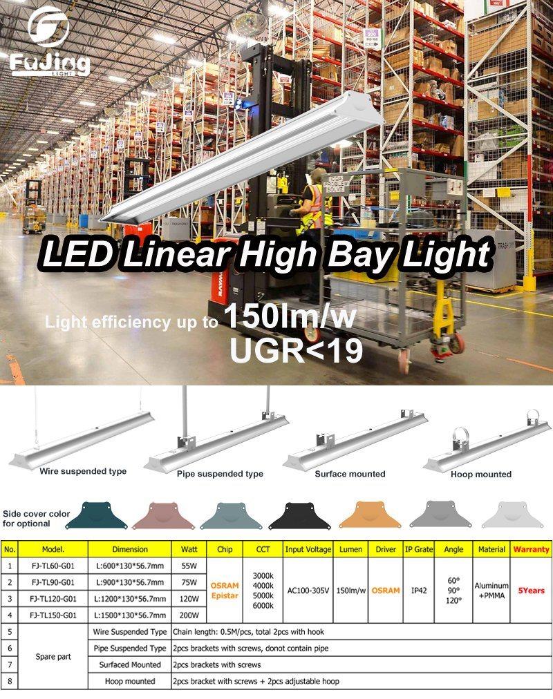 Linear Low Glare 60W Warehouse Low Bay Lighting