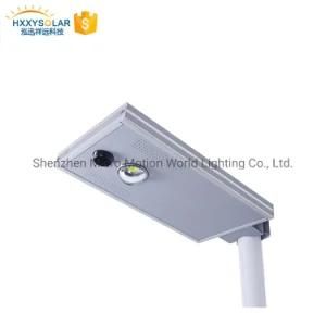 IP65 Ce RoHS All in One Solar LED Lamp Street Light 10W