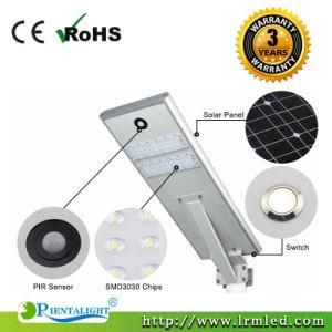 20W 30W 40W 50W 60W 80W 100W 120W Energy Saving Motion Sensor Integrated Solar LED Street Lighting