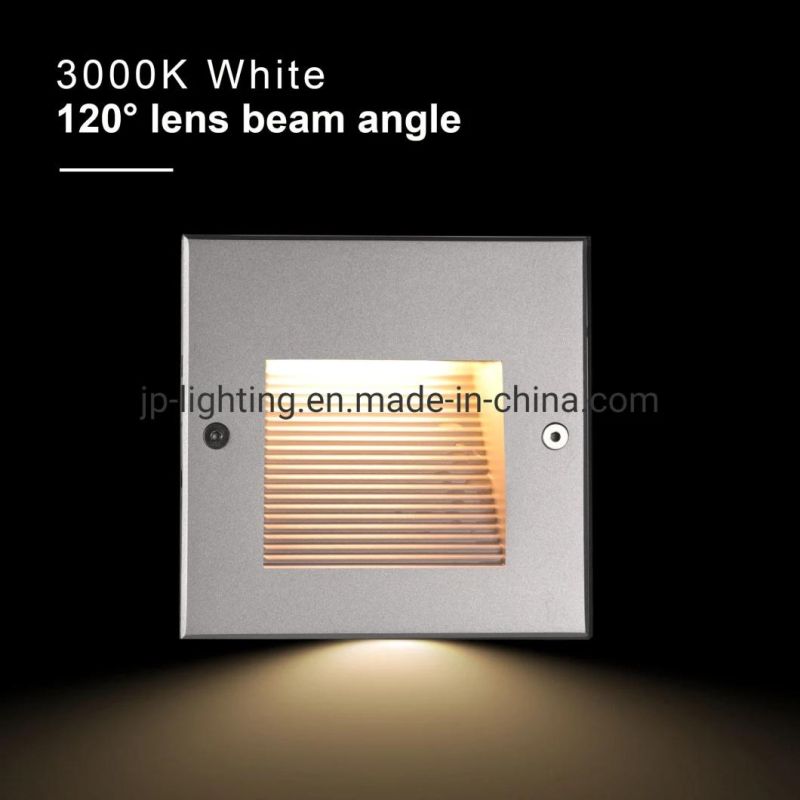 High Quality Square Recessed Waterproof Outdoor LED Stair Step Light