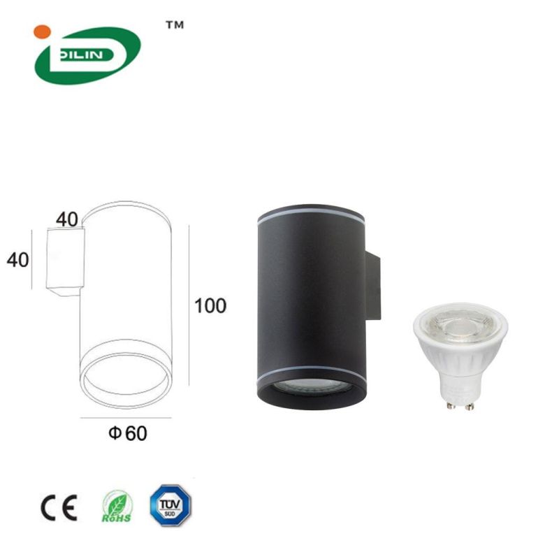 Aluminum Outdoor Cylinder up Down LED Lamp Fixture Wall Lighting Waterproof Wall Light Washer Sconce Lights