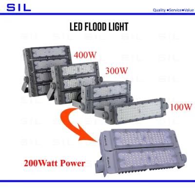 Factory Price 200watt 100W 200W 300W 400W 500W 600W 800W 1000W 1200W Advetising Sports Field LED Tunnel Light 200W LED Flood Light