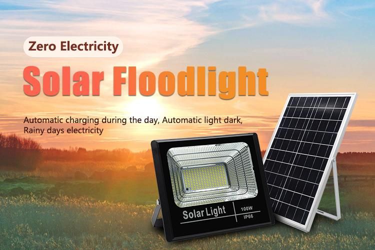 Intelligent Remote Control Solar Floodlight