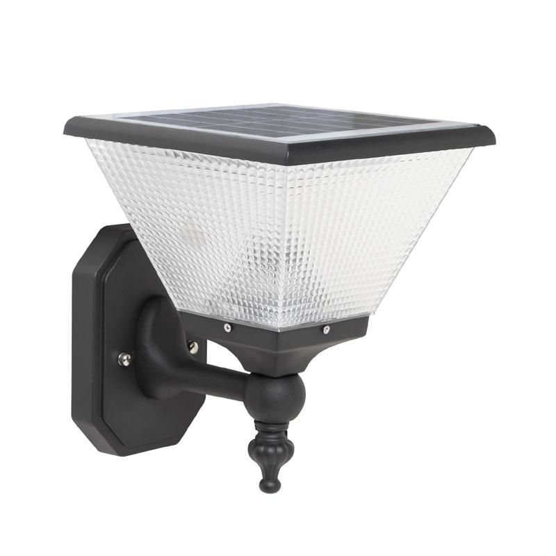 IP65 Waterproof External Polysilicon Lithium Battery Solar Wall Light Fixtures