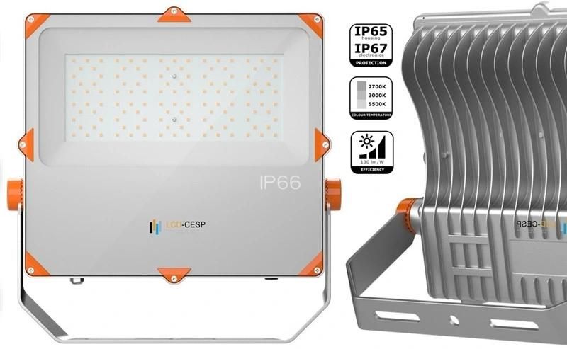LED Floodlights 200W High Power LED 150lm/W 220V Waterproof IP66 Outdoor LED Floodlights Optic Beam Angle 120 Degree 2 Pack LED Security Floodlight