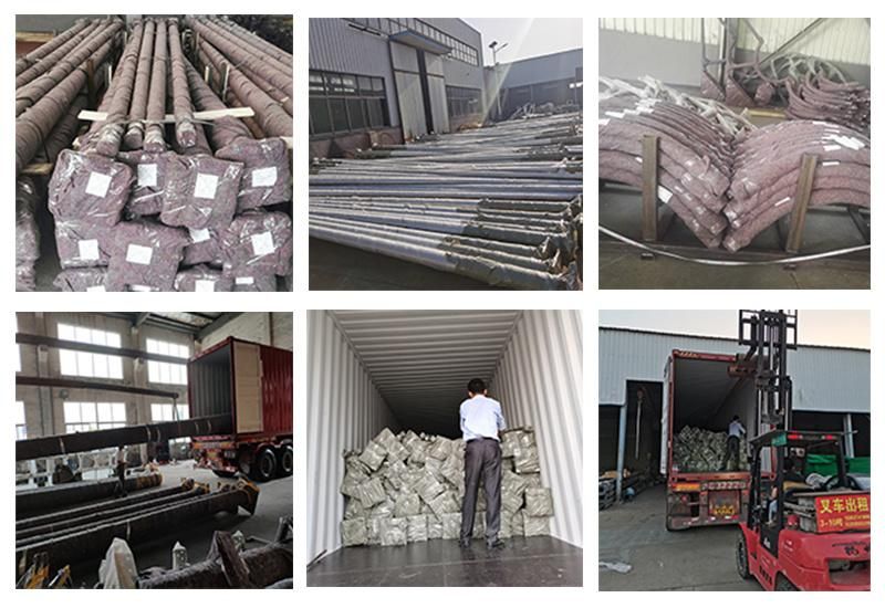 20m~40m High Mast Light Steel Pole