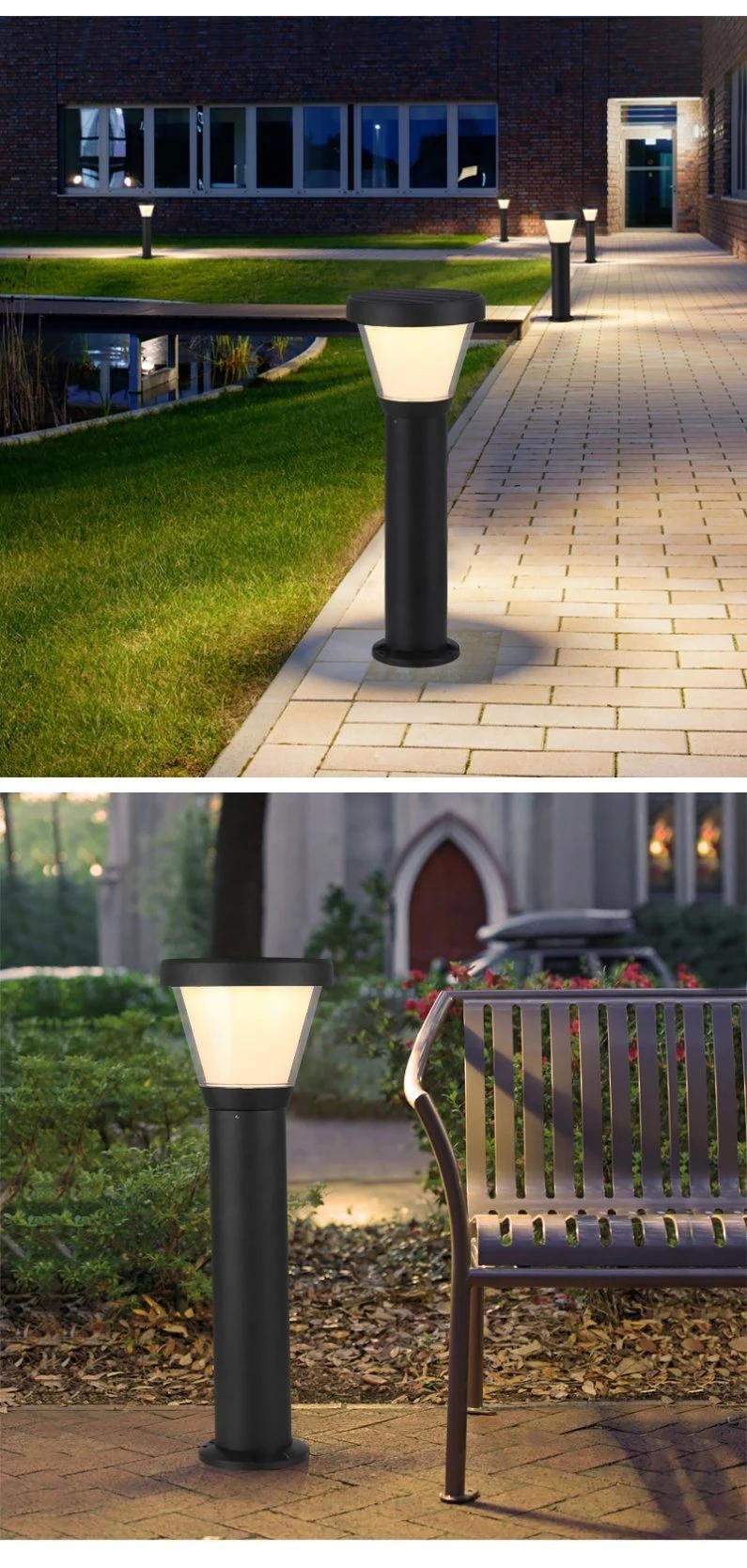 2022 Smart Warm White Decorative Pathway All in One Park Solar Lamps Outdoor LED Garden Light