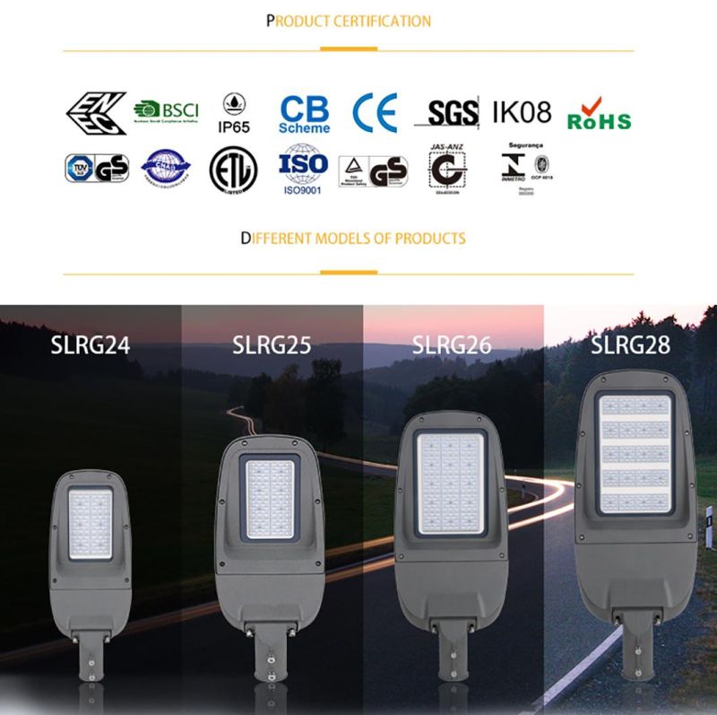 50W 80W 100W 150W 200W 240W Outdoor Lighting Smart LED Street Light