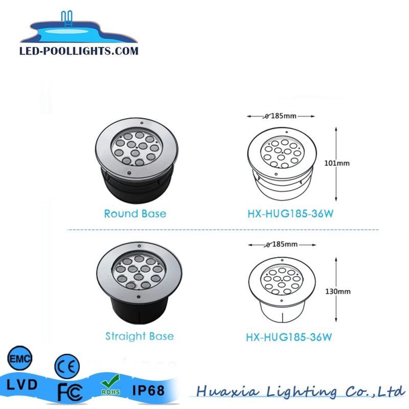 Stainless Steel IP68 LED Recessed Pool Light with Two Years Warranty