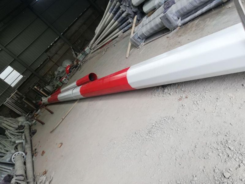 30m Galvanized Street Lighting Pole