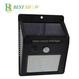 Ce RoHS Certificate Wall Mounted Waterproof Outdoor Solar LED Wall Light