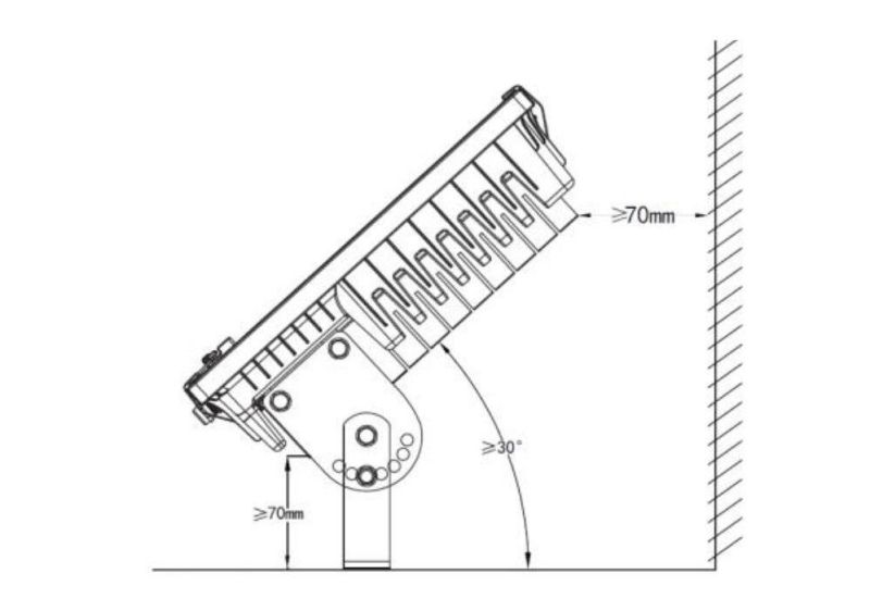 LED Light Manufacturing Directly Exterior Outdoor Flood Light for Tunnel with Lumileds LEDs and TUV MW Driver with Ce 10W2/20W/30W/50W/80W/100W/120W/150W/200W