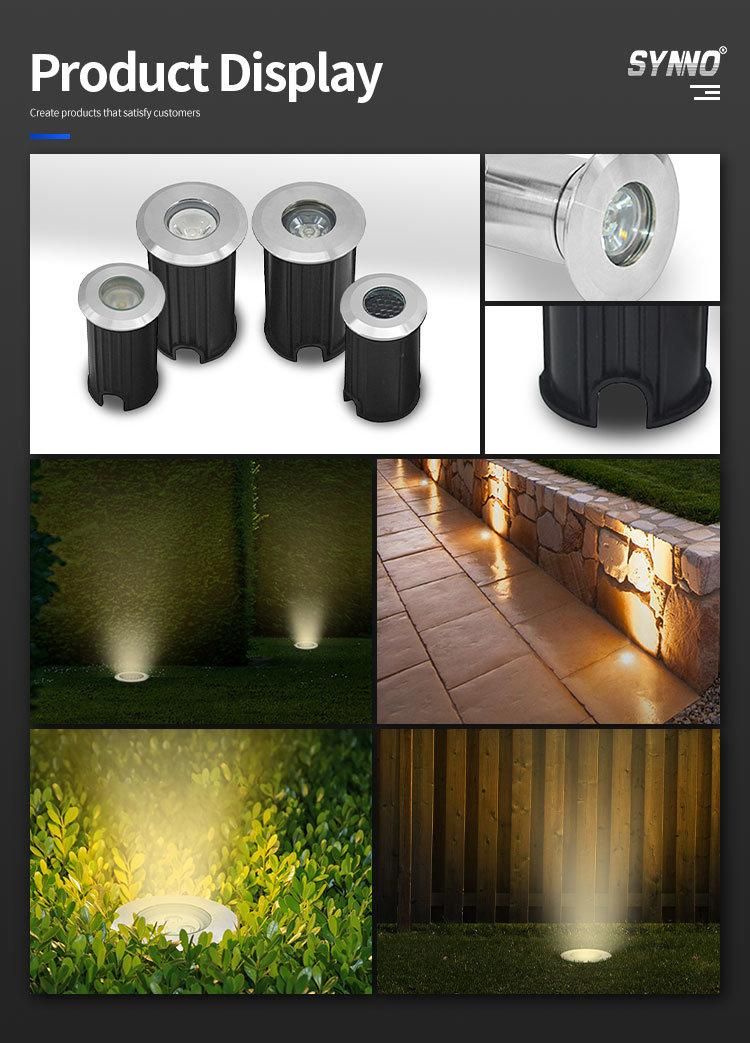 Hot Sales Best Price 6W 9W 12W 15W 18W LED Underground Light IP67 3W Long Life Span Underground Light for Garden