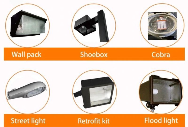 450W HPS/HID/Mh Replacement 120W LED Retrofit Kit Light