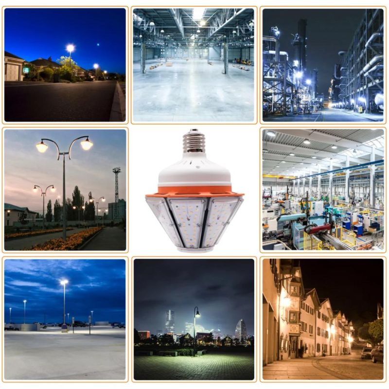 140lm/W IP65 ETL & Dlc 80W Replace HPS/HID/Mh/CFL LED Garden Light