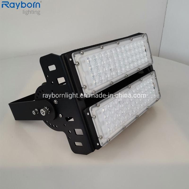 50W 100W 150W 200W 300W Red Blue Green RGB RGBW Color Waterproof LED Flood Light with Photocell Outdoor Park Walkways Courtyard Yard Lighting