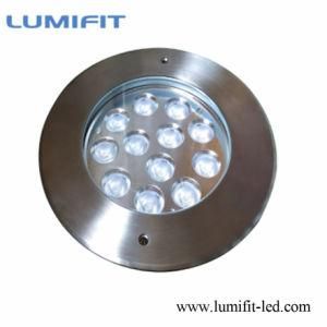 DC24V IP68 Recessed Type High Power LED Underwater Lamps with CE RoHS