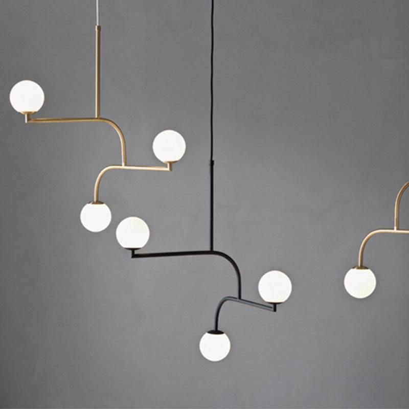 2022 Nordic Tree Branch Chandelier Creative Personality Fashion Glass Chandelier